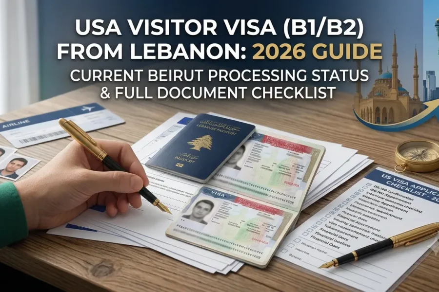 USA Visitor Visa (B1/B2) from Lebanon: 2026 Guide