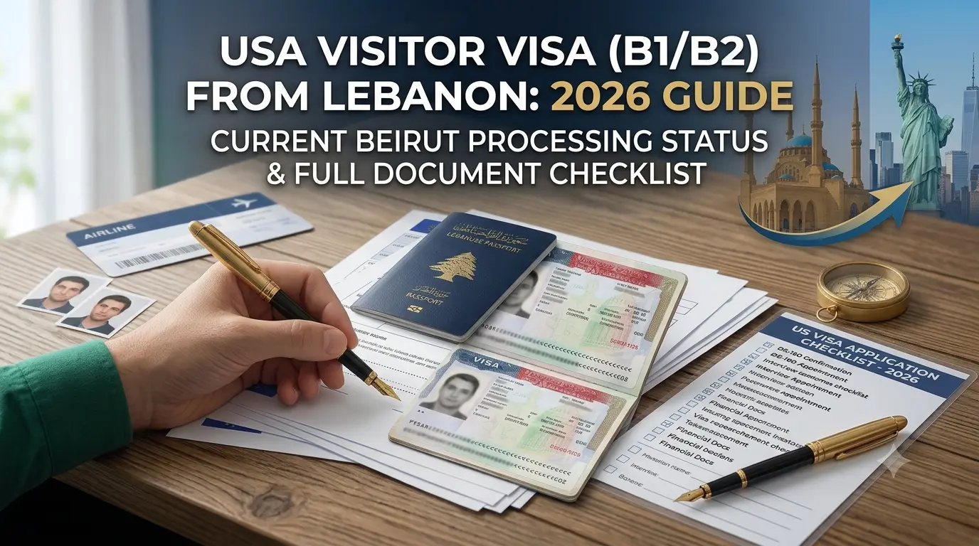 USA Visitor Visa (B1/B2) from Lebanon: 2026 Guide