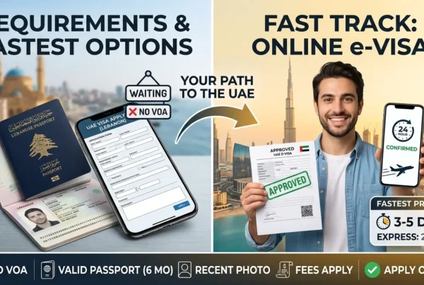 UAE Visa from Lebanon: Requirements & Fastest Options