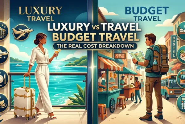 Luxury Travel vs Budget Travel: The Real Cost Breakdown