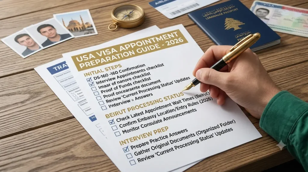 USA Visitor Visa (B1/B2) from Lebanon: 2026 Guide