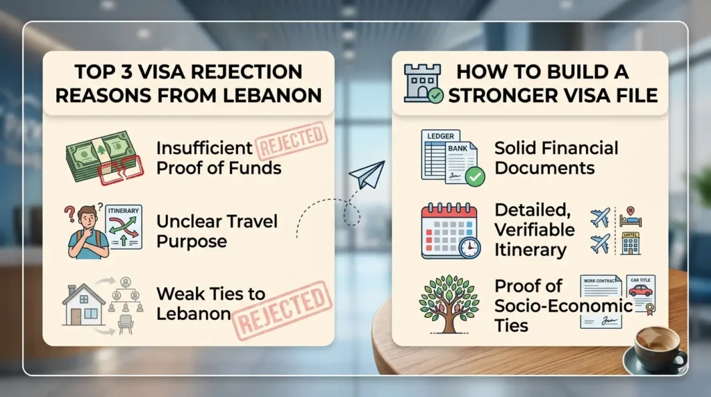 Visa Rejections from Lebanon: Reasons & How to Avoid