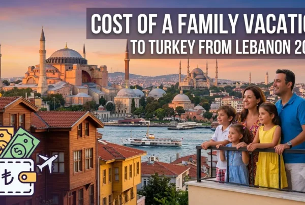 Cost of a Family Vacation to Turkey from Lebanon 2026