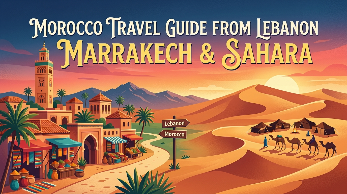 Morocco Travel Guide From Lebanon: Marrakech & Sahara