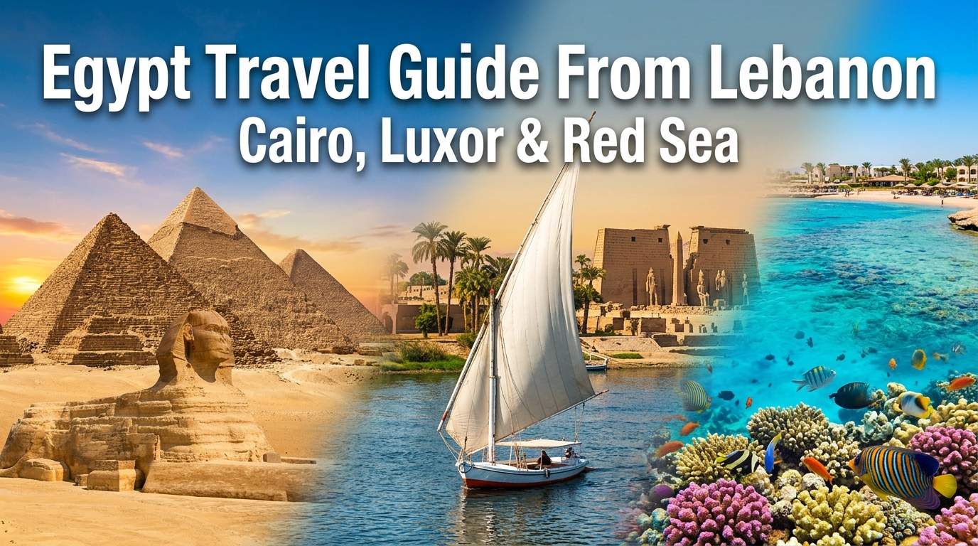 Egypt Travel Guide From Lebanon: Cairo, Luxor & Red Sea