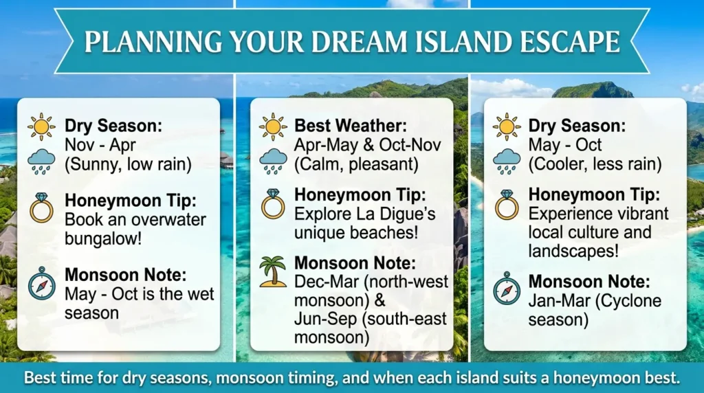 Best Time to Visit Maldives, Seychelles & Mauritius