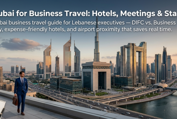 Dubai for Business Travel: Hotels, Meetings & Stays