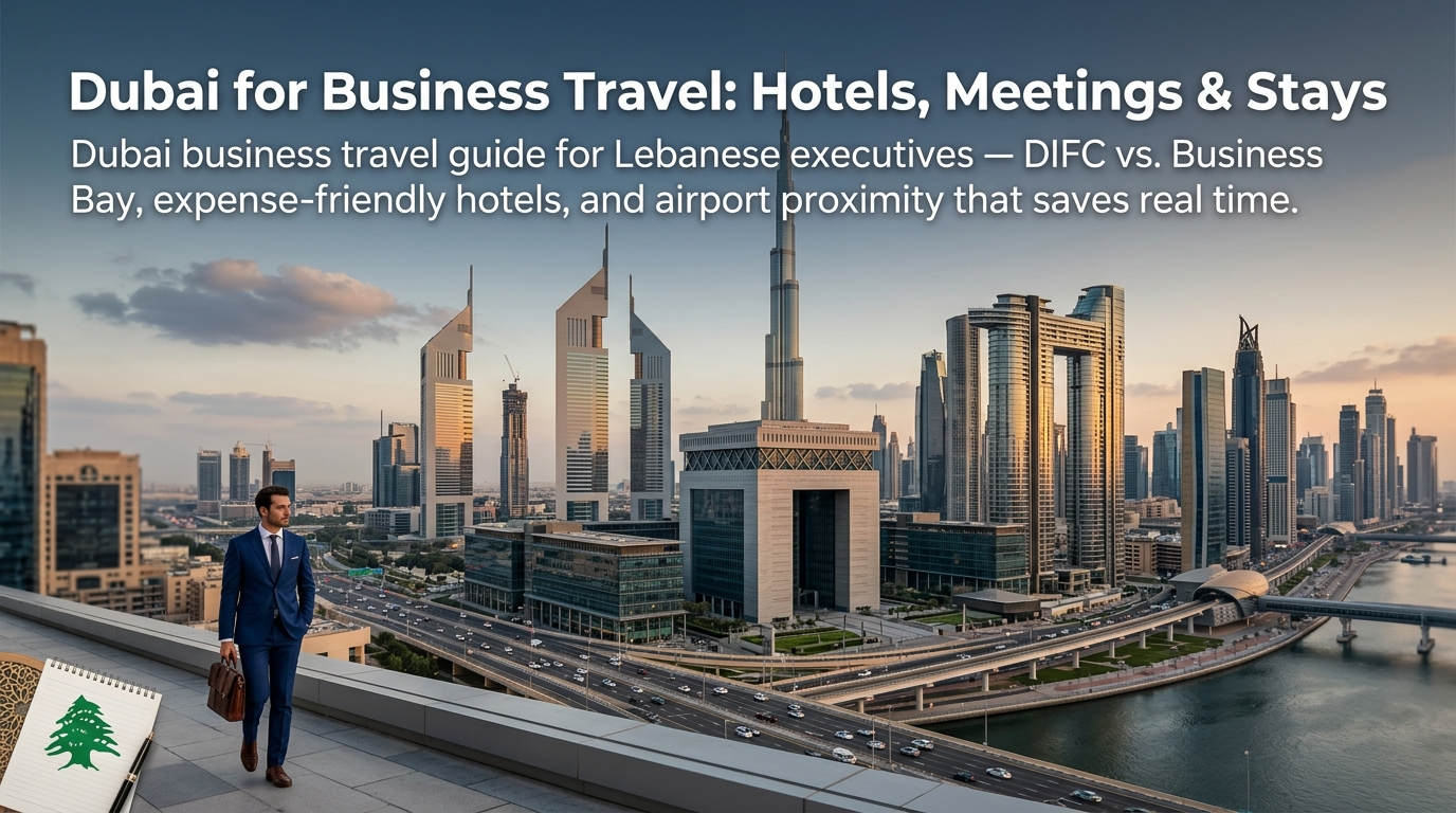 Dubai for Business Travel: Hotels, Meetings & Stays