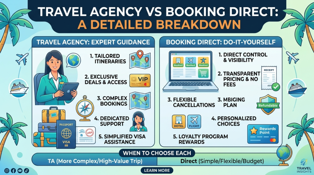 Travel Agency vs Booking Direct: What to Know