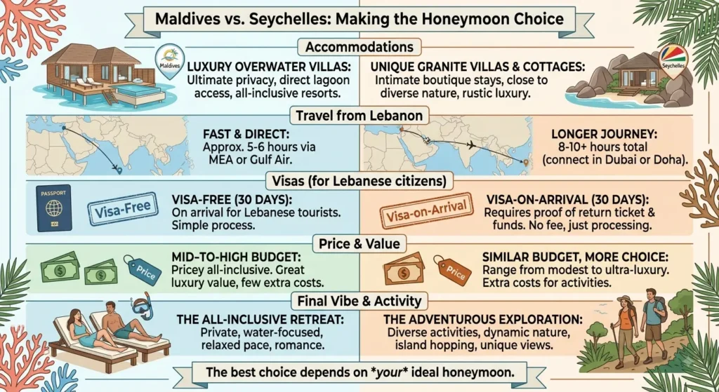 Maldives vs Seychelles: Which Is Better for Honeymoon?