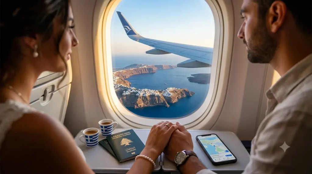 Santorini Honeymoon: A Guide for Lebanese Couples