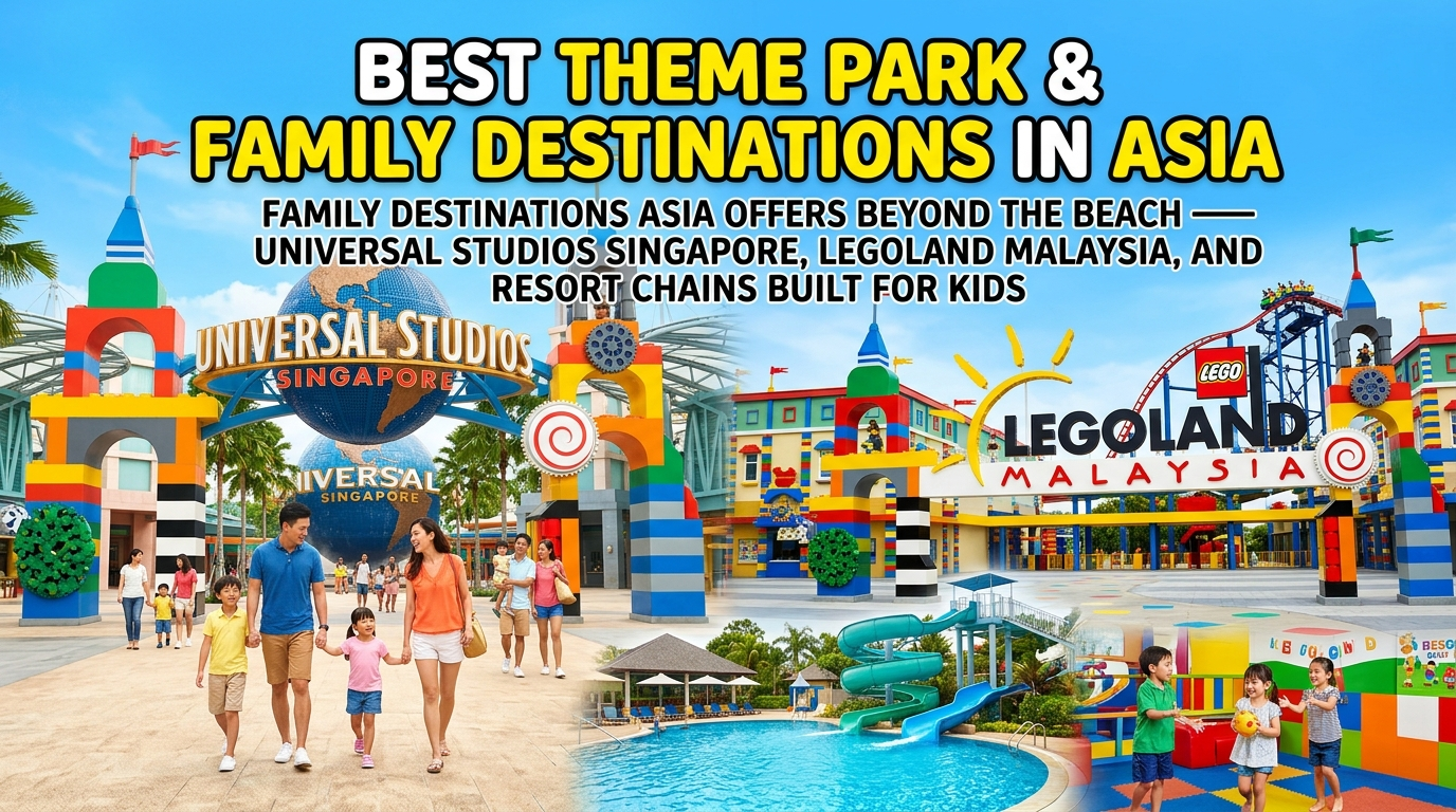 Best Theme Park and Family Destinations in Asia