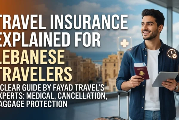 Travel Insurance Explained for Lebanese Travelers