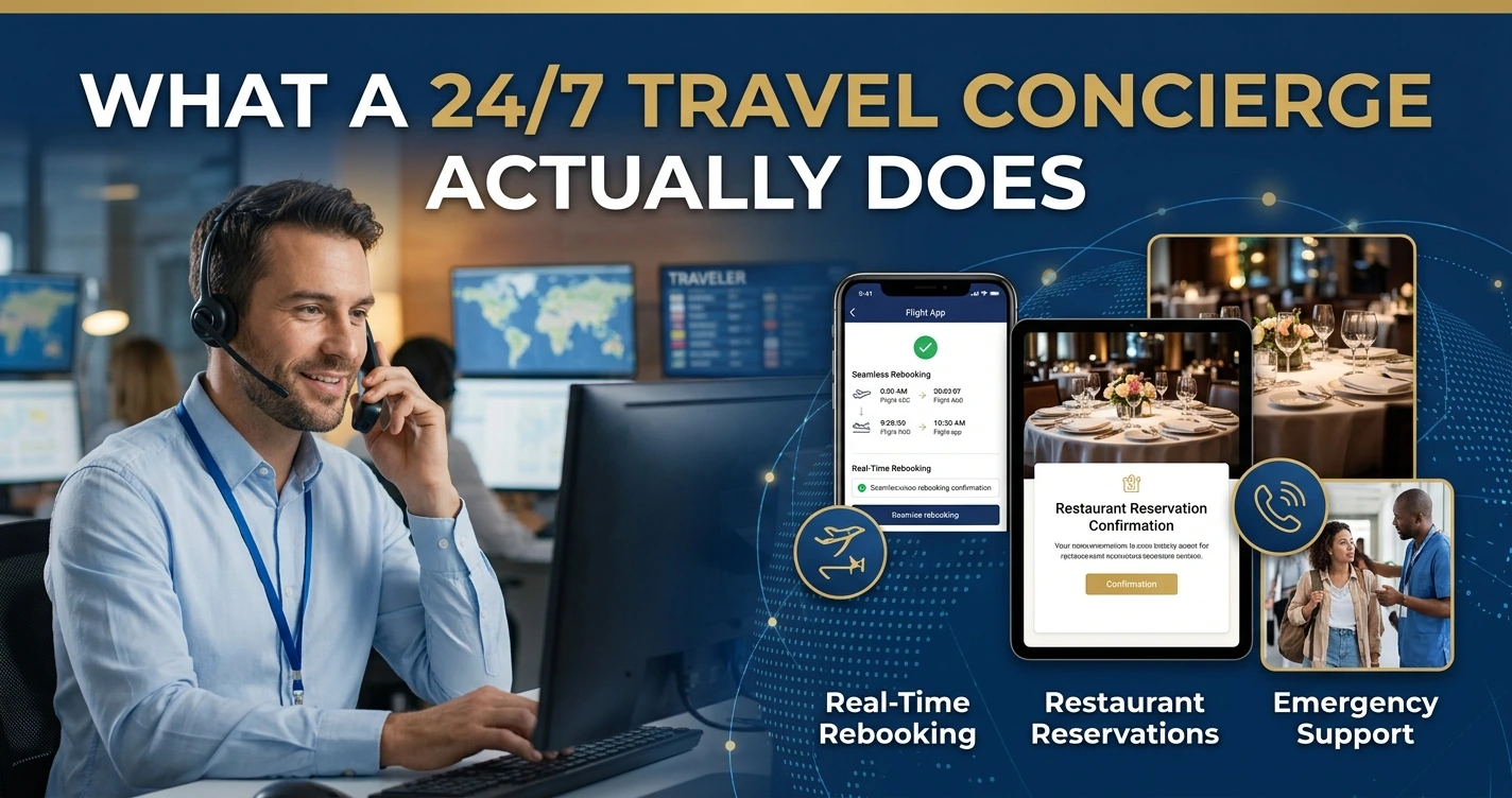 What a 24/7 Travel Concierge Actually Does?