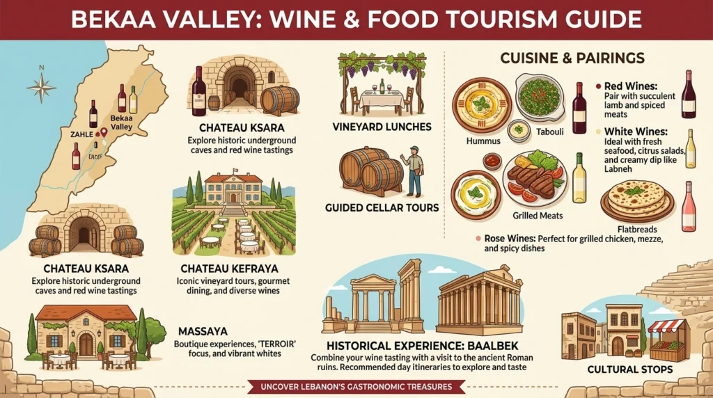 Wine and Food Tourism in the Bekaa Valley: A Guide