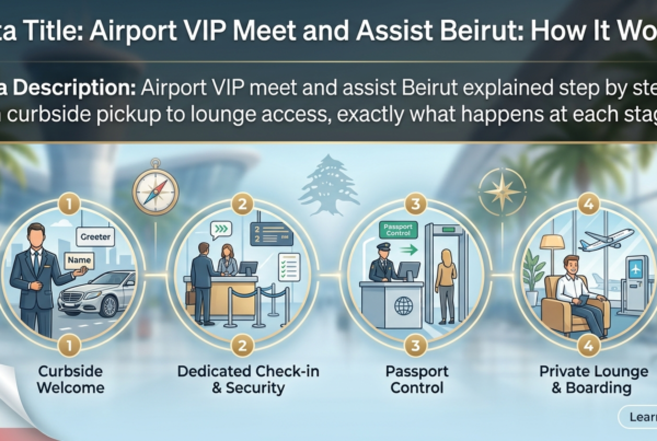 Airport VIP Meet and Assist Beirut: How It Works