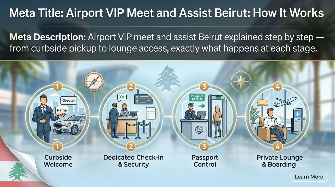 Airport VIP Meet and Assist Beirut: How It Works