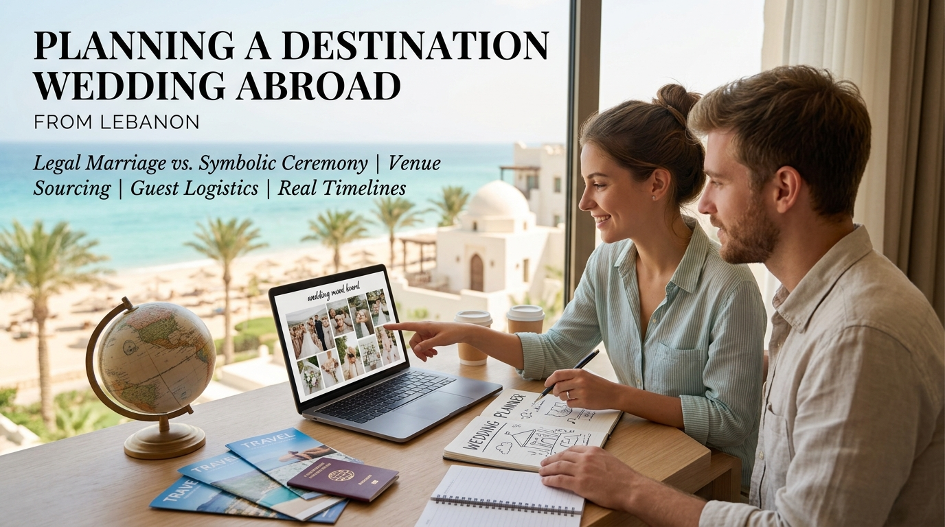 Planning a Destination Wedding Abroad from Lebanon