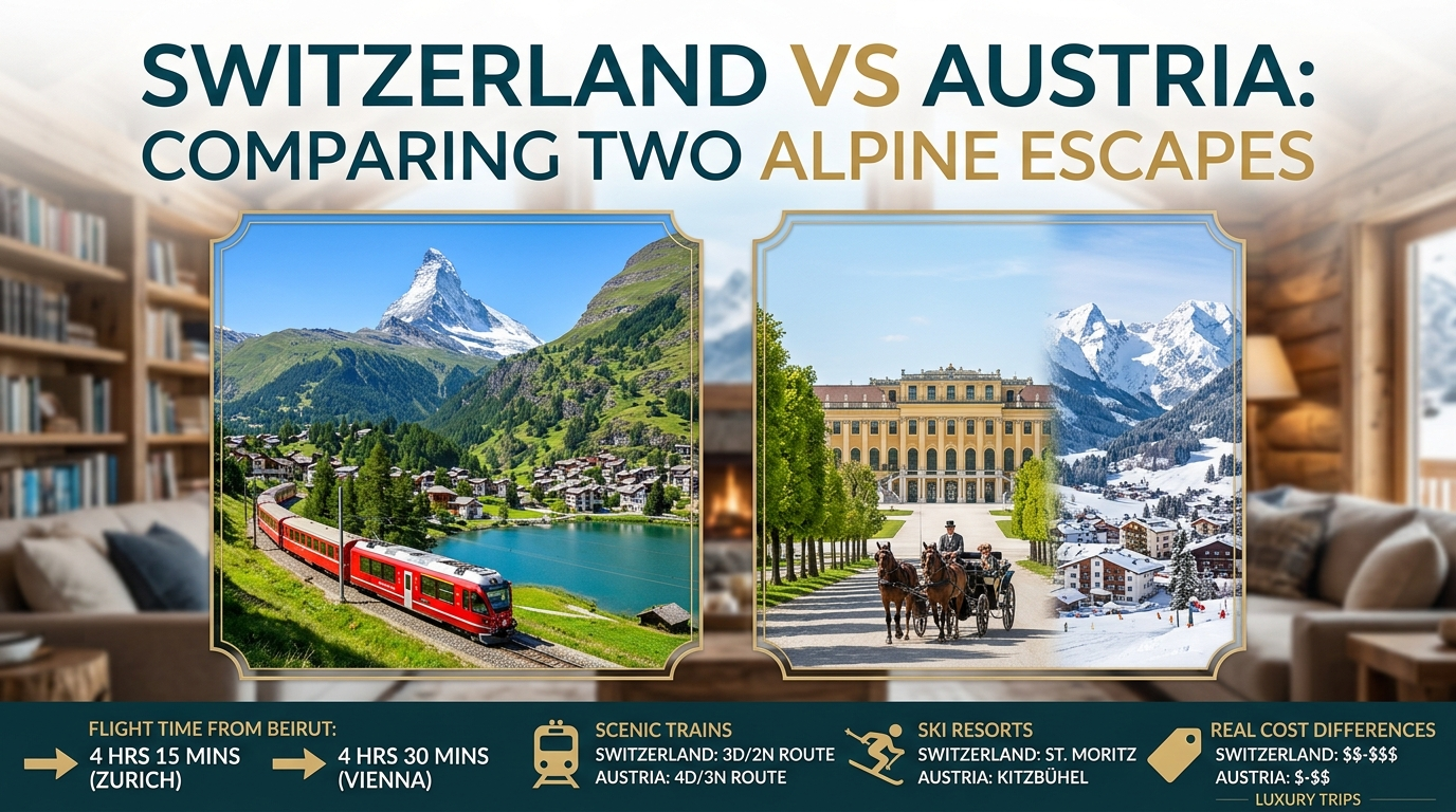 Switzerland vs Austria: Comparing Two Alpine Escapes