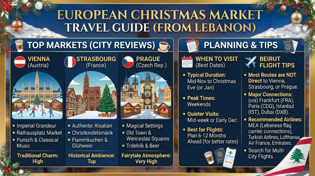 Christmas Markets in Europe: A Guide from Lebanon
