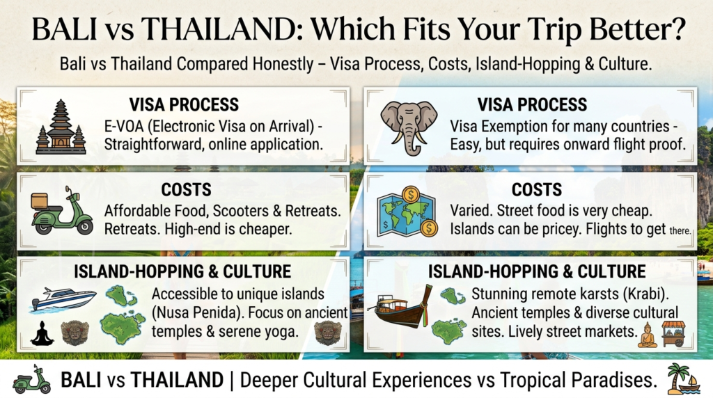 Bali vs Thailand: Which Fits Your Trip Better?
