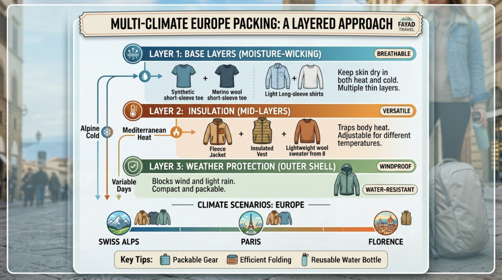 How to Pack for a Multi-Climate Trip Across Europe