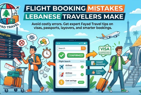 Flight Booking Mistakes Lebanese Travelers Make