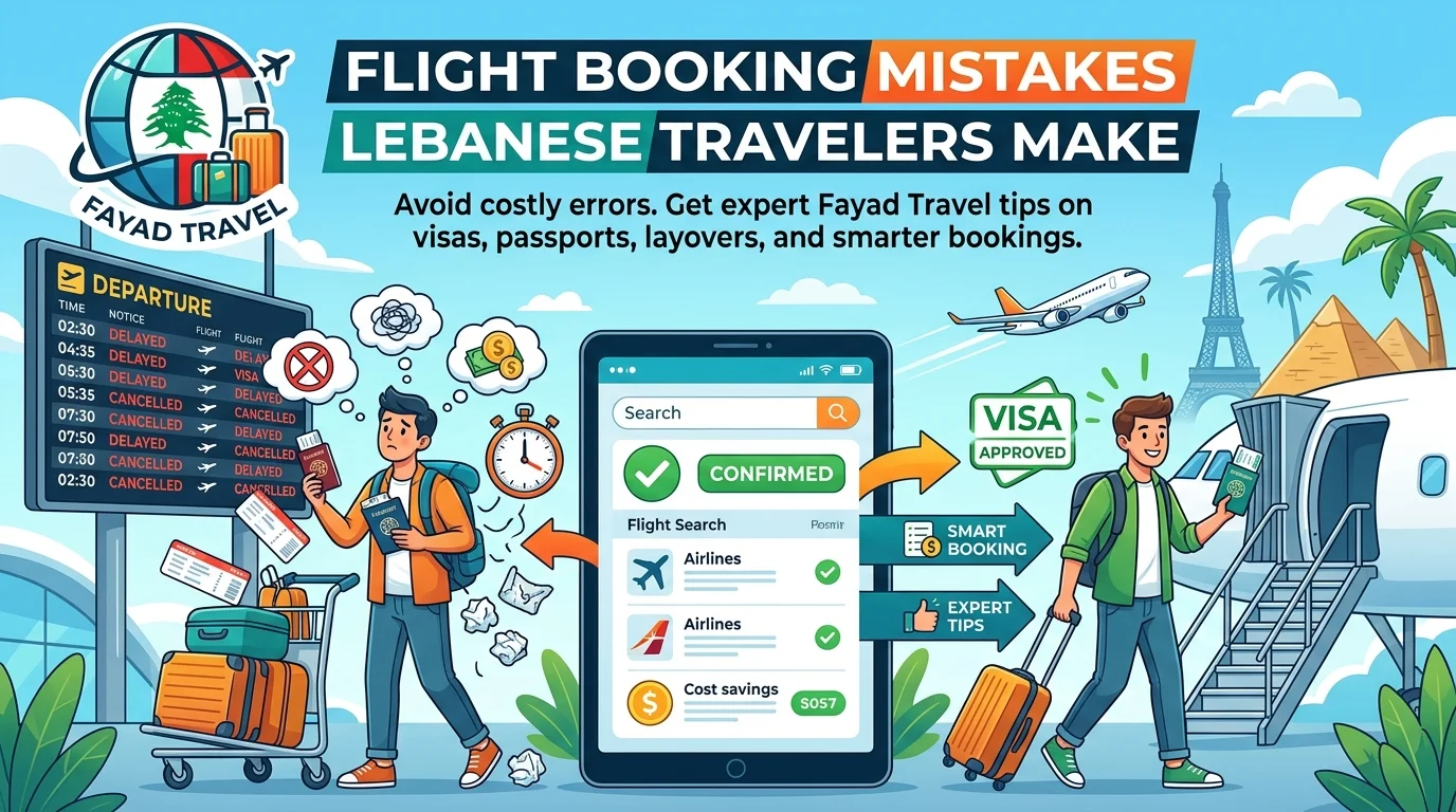 Flight Booking Mistakes Lebanese Travelers Make